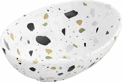Praustuvas Mexen Elza, Baltas Stone Terrazo