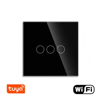 WiFi tripolis sensorinis jungiklis Feelspot, juodas 800W