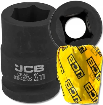 Jcb smūginis lizdas 3/4" 22mm 6-kampis Cr-mo