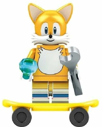 Figūrėlės Konstruktoriaus Sonic the Hedgehog figūrėlė HeroBricks, 5cm