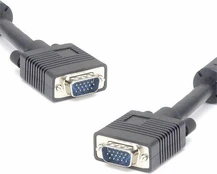 5 m D-Sub (VGA) - D-Sub (VGA) kabelis juodas kaina