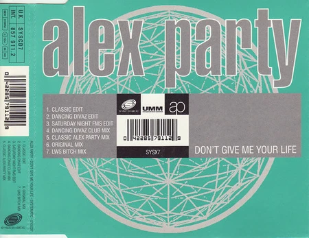 CD Alex Party – Don't Give Me Your Life
