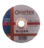 Plieno pjovimo diskas CORTEX, 125 x 1,6 x 22 mm kaina