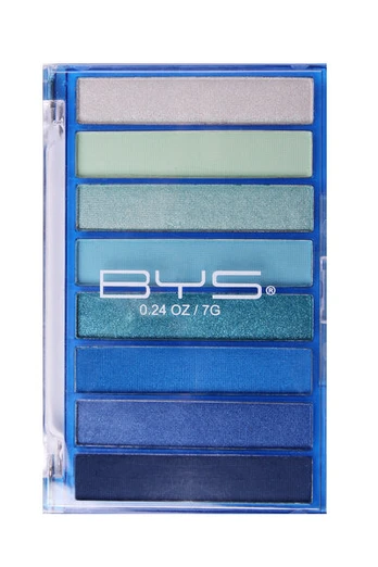 Akių šešėlių paletė BYS Eyeshadows Transparent Blue, 7 g