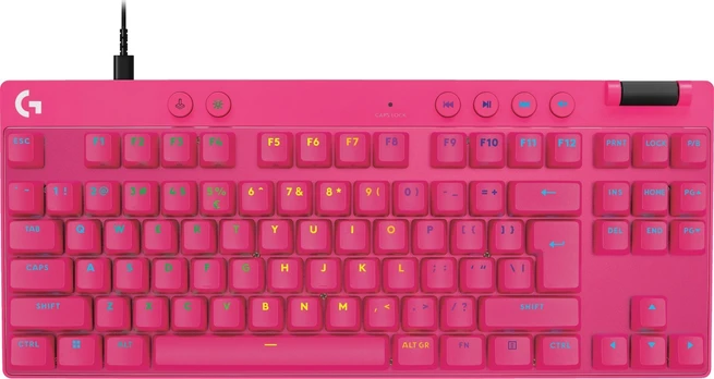 Klaviatūra Logitech G Pro X TKL Rapid Magenta
