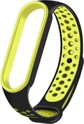 Beline Beline dirželis Mi Band 6 juoda-žalias/juodas-žalias Design
