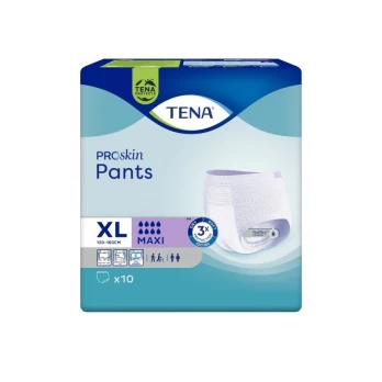 TENA sauskelnės kelnaitės PANTS MAXI, XL, 10 vnt.