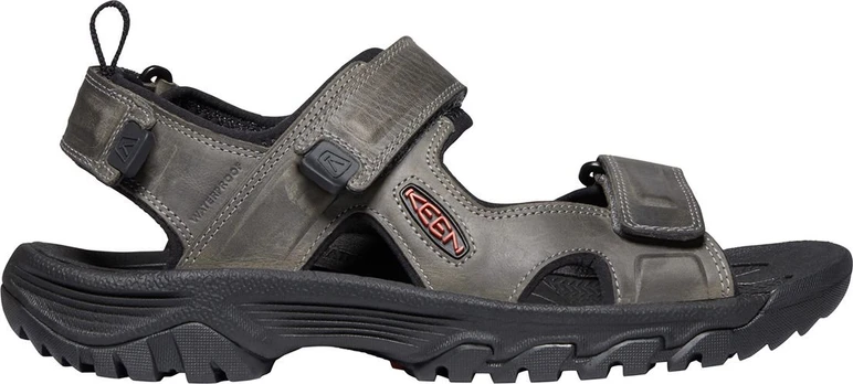 Keen TARGHEE III OPEN TOE SANDAL MEN Grey/Black - 45