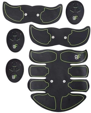 Masažuoklis HMS Electro BF, 0.16 kg, juoda/žalia