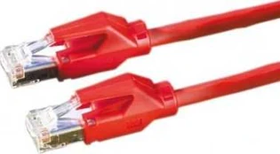 LEONI KERPEN KERPEN E5-70 PatchCord S/FTP (PiMF) Kat.6 LSOH raudona 1.5m
