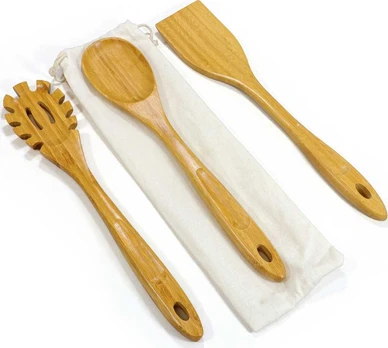 Origin Outdoors Cooking Utensil Set 'Bamboo'