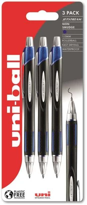 Uni-Ball Jetstream SXN-210 3stk Blå Rollerpenne