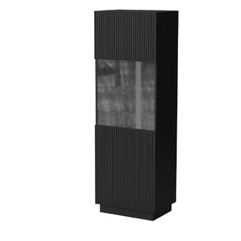 Cama LIVERTI display cabinet 59.5x42x178 black