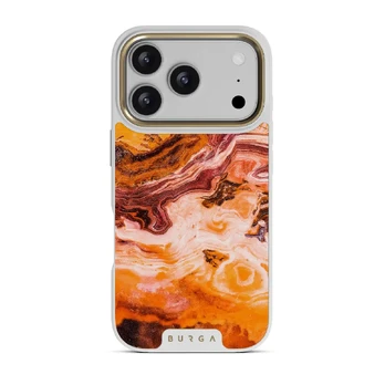 Pumpkin Spice - Orange iPhone 17 Pro Case, Elite Light (MagSafe) / Gold