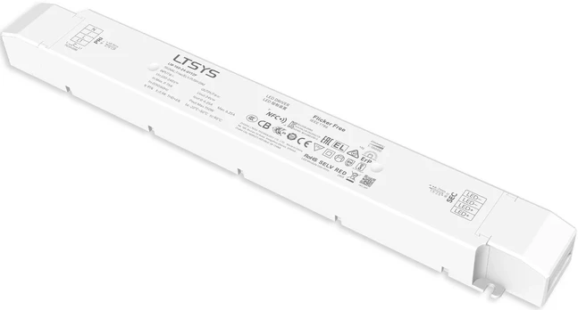 Impulsinis LED maitinimo šaltinis 24Vdc, 6.25A, 150W, NFC, PUSH DIM,TRIAC ELV, LTECH.