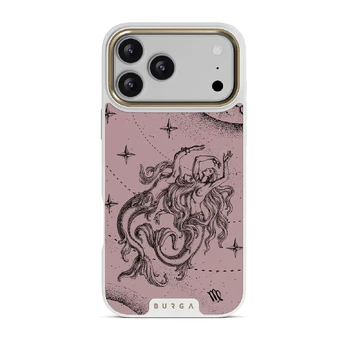 Virgo - iPhone 17 Pro Max Case, Elite Light (MagSafe) / Gold / Pink