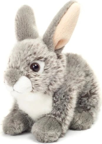 Teddy Hermann - Sitting Rabbit grey 18 cm (TH937012)