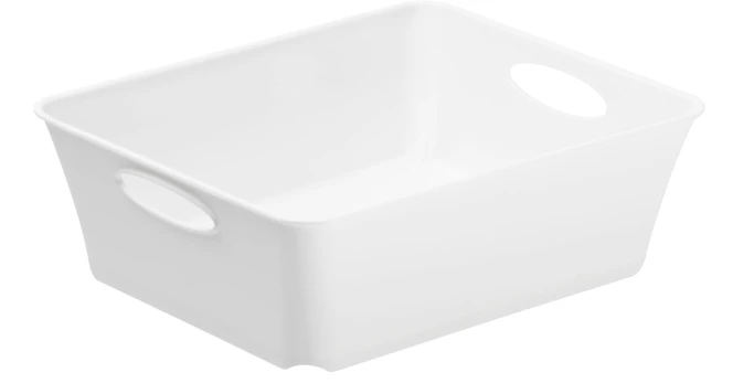 Daiktadėžė ROTHO LIVING, 1 l., baltos sp.