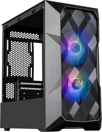 Cooler Master TD300 tinklelio mini itx dėklas su argb langu