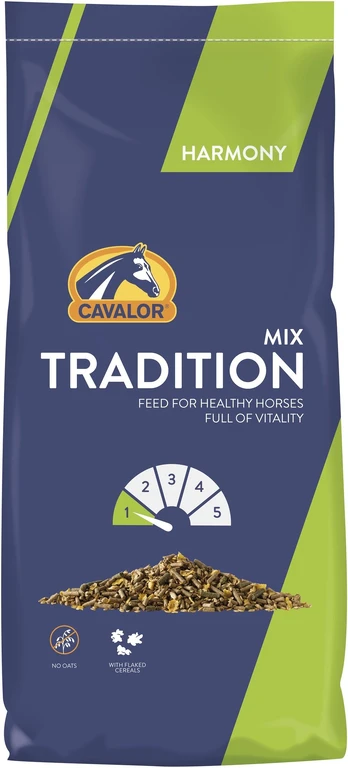 Pašaras žirgams Cavalor Tradition Mix, 20 kg