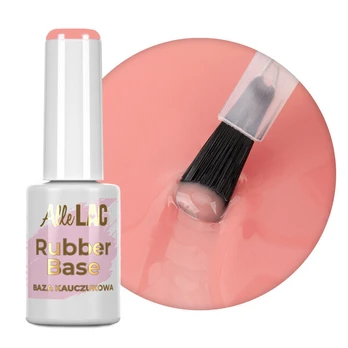 Allelac Rubber Base Vibrant Coral Nr. 9 kaučiukinė bazė, 7 g