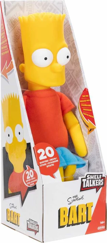 The Simpsons - Bart Simpson -pehmolelu äänillä