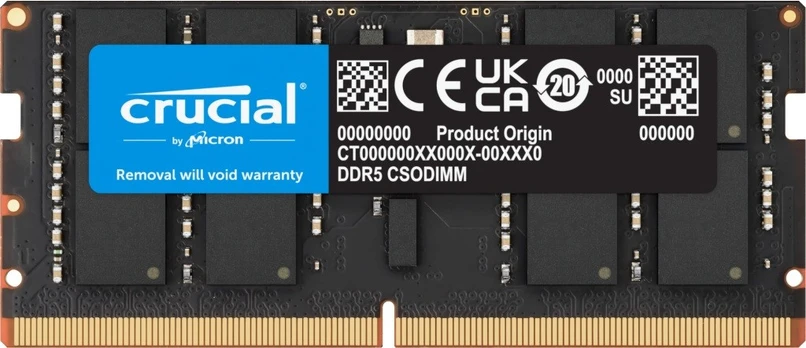 Notebook memory DDR5 CSODIMM 32GB (1*32GB)/6400 CL52
