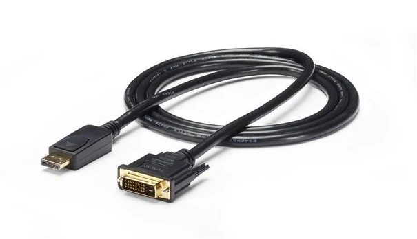 StarTech.com DP2DVI2MM6 vaizdo kabelio adapteris 1,8 m DisplayPort DVI-D Juoda