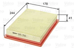Oro filtras VALEO 585250 kaina