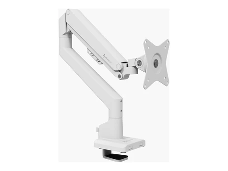 Arozzi Alzare Neo Single - Gas Spring Monitorius Arm - Baltas