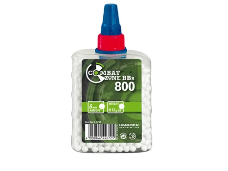 Combat Zone ASG Basic Airsoft BB šratai 0,12 g 6 mm, 800 vnt.