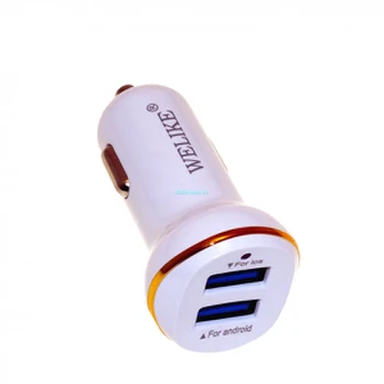 USB autokroviklis 3.1a su USB C laidu