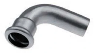 Press 90° Elbow nipple,KAN-therm Inox 15 mm