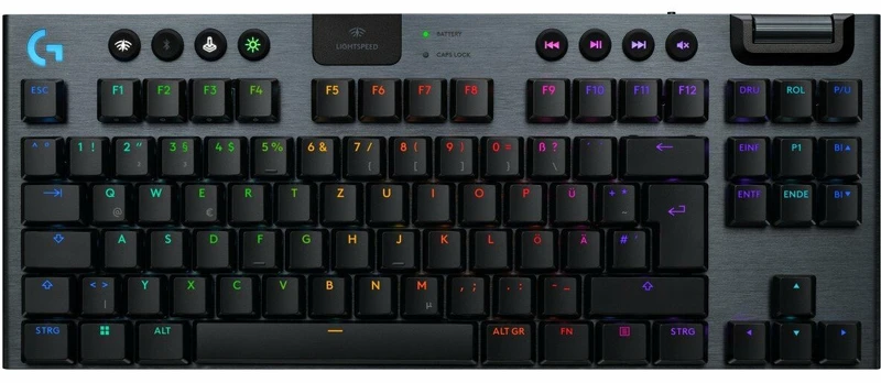 Klaviatūra Logitech G G915 Lightspeed TKL GL Linear, NO, juoda, belaidė