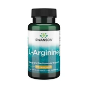 SWANSON L-Argininas 500 mg, 100 kaps. kaina