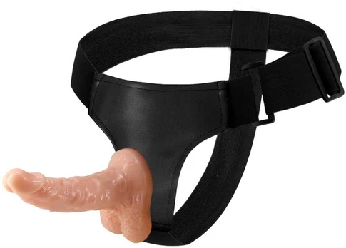 BAILE Strap-on uprząż su otworem i dodatkowym dildo penis