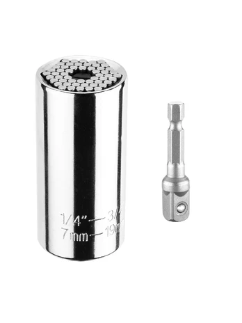 Graphite Grafitinis universalus lizdas (Universal Socket 7-19mm, 1/4 "-3/4")