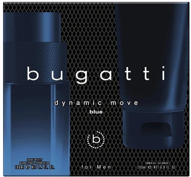 Bugatti - Dynamic Move Blue - EDT 100 ml + sprchový gel 200 ml