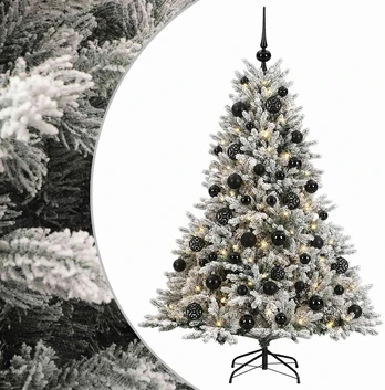 Dirbtinė kalėdinė eglutė su rutuliuku 120 cm 150 LED