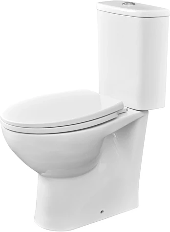 Unitazas Vento Brekstad horizontalus, technologija Tornado 3/6l, sėdynė PP Soft Close