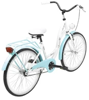 Dviratis AZIMUT Julie 24" 2023 white-turquoise kaina