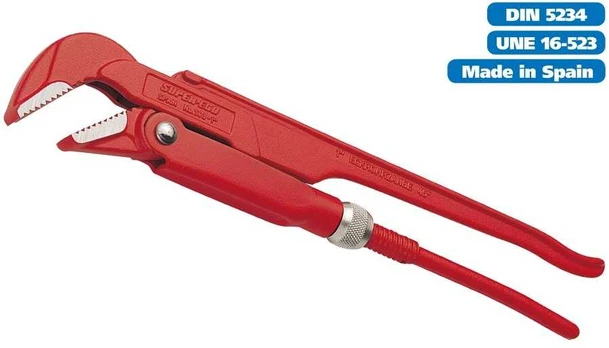IŠPARDAVIMAS! Vamzdinis raktas Super Ego 45º 1.1/2" (426 mm)
