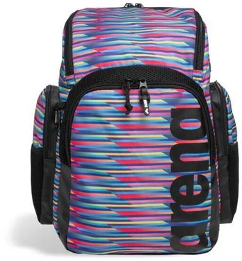 Arena Spiky III Backpack 35 Allover Racing Stripes Backpack