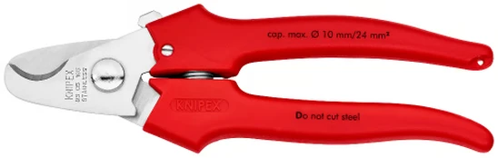 Kabelių žirklės D10mm/24mm2, Knipex