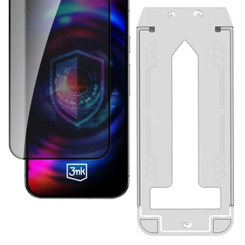 Grūdintas stiklas 3MK HardGlass Max Privacy su aplikatorem do Apple iPhone 17 Air