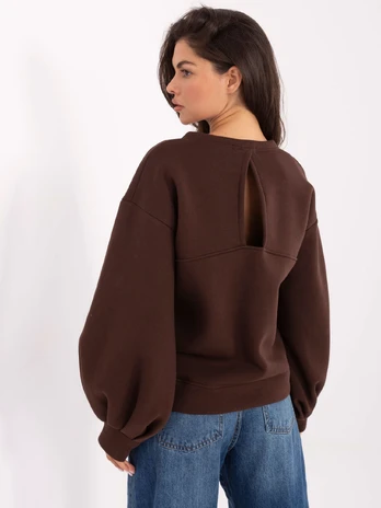 Bluza-IT-BL-H2349.65-ciemny brązowy