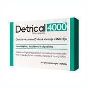 DETRICAL vitaminas D 4000 IU N60 kaina