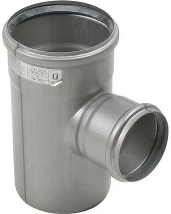 Blücher gr.rør 87.5°110-75mm - m.O-ringe RF Europipe