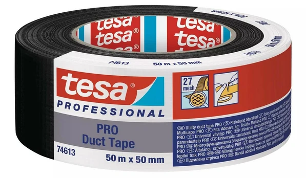 tesa PRO 74613 Duct Tape juodas