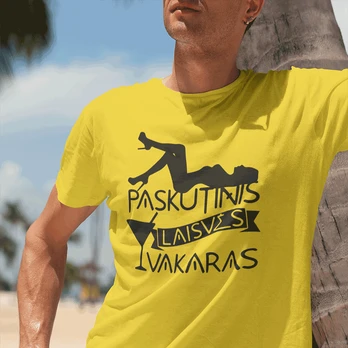 Marškinėliai "Paskutinis laisvės vakaras"